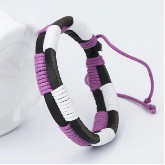 PU Leather Adjustable Bracelet Cuff - Picture 1 of 1